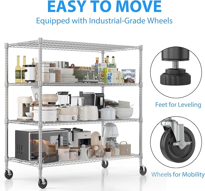 Homdox Heavy Duty Metal Shelves - Image 6