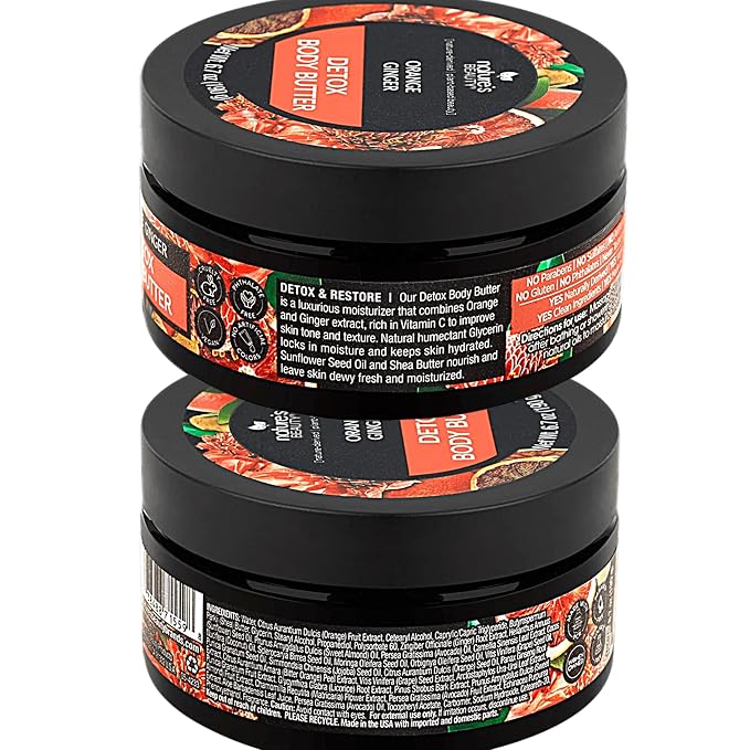 Nature's Beauty Orange Ginger Detox Body Butter Multi-Pack - Image 7
