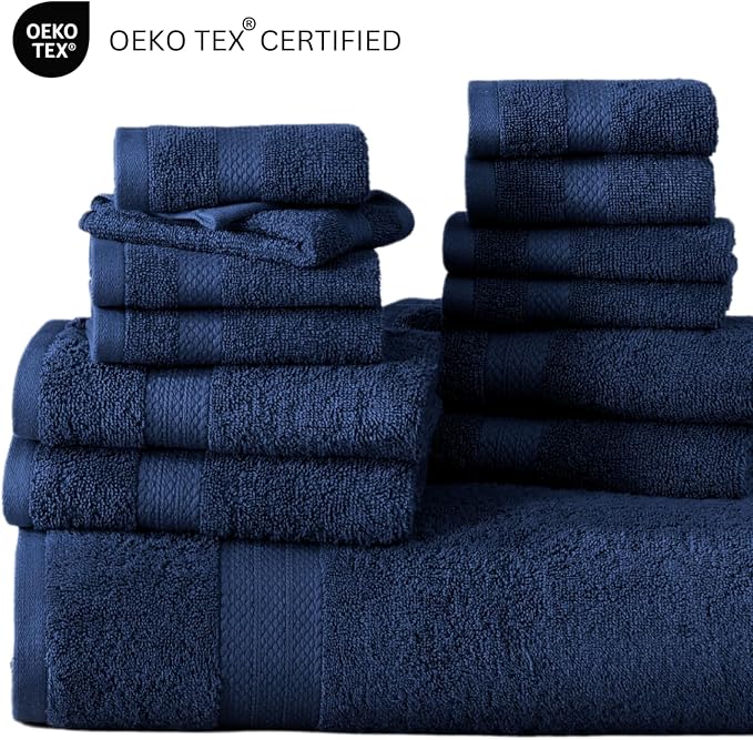 LANE LINEN 24 PCs Bath Towel Set - Image 6