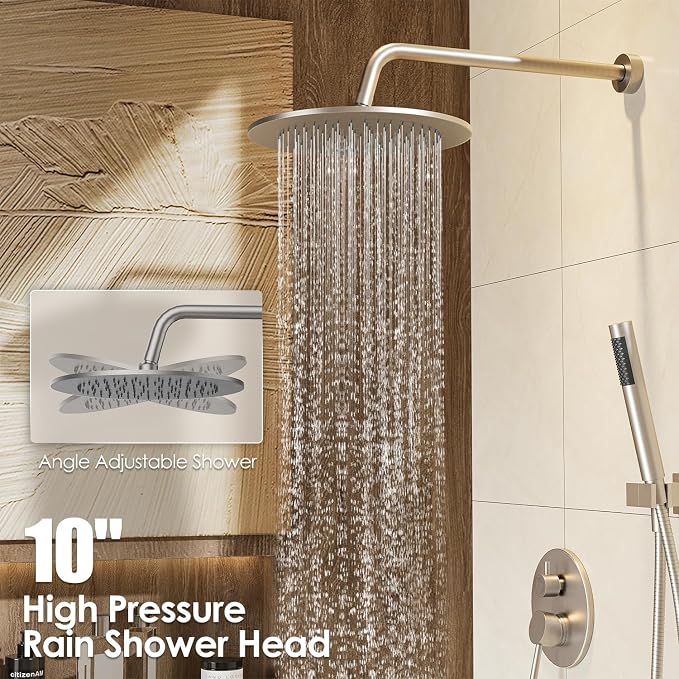 Gabrylly Shower System, Wall Mounted Shower Faucet Set - Image 3
