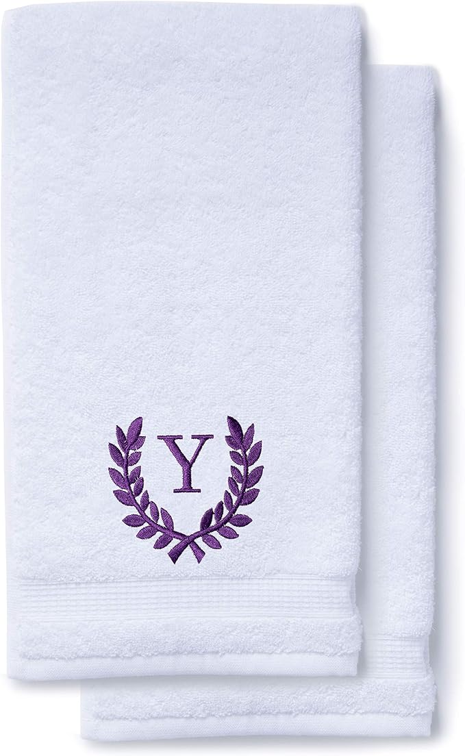 Decorative and Monogrammed Hand Towels by Turquaz