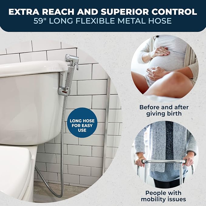 HammerHead Showers Solid Metal Handheld Bidet Sprayer - Image 4