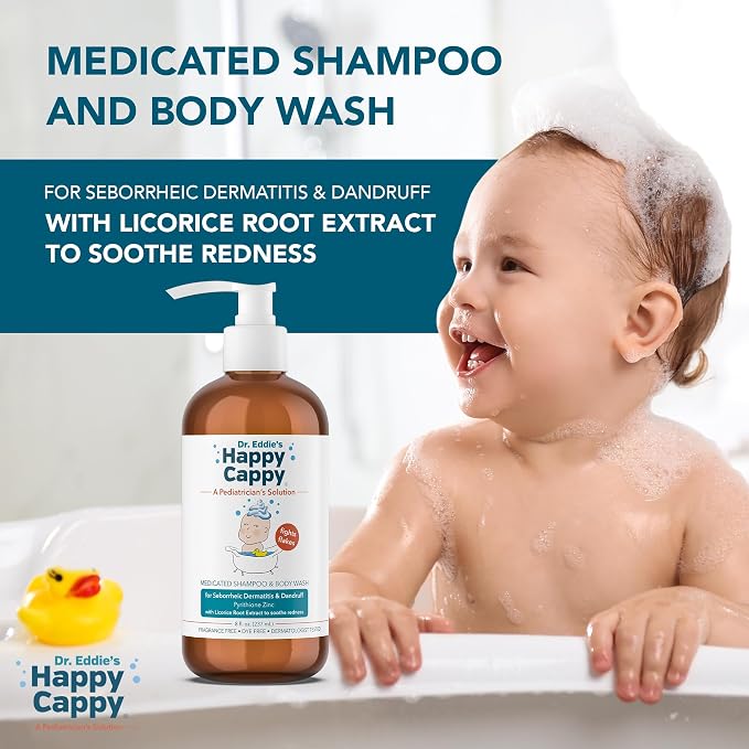 Happy Cappy Daily Medicated Shampoo and Body Wash Bundle - Image 5