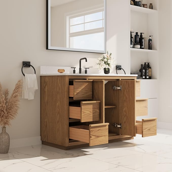 WELLFOR 48" Bathroom Vanity - Image 9