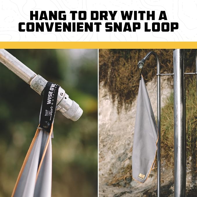 Wise Owl Outfitters Microfiber Camping Towel - Image 8