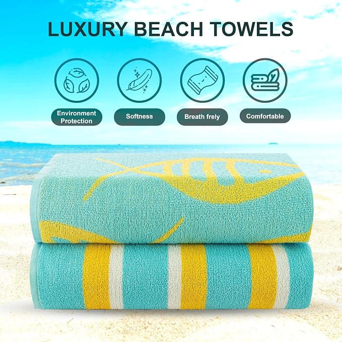 CASA COPENHAGEN Miami Bath Sheets Designed in Denmark Rough and Tough, Quick Dry - Image 4