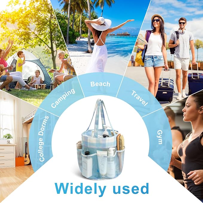 Mesh Shower Caddy Portable, Bathroom Caddy Organizer - Image 8