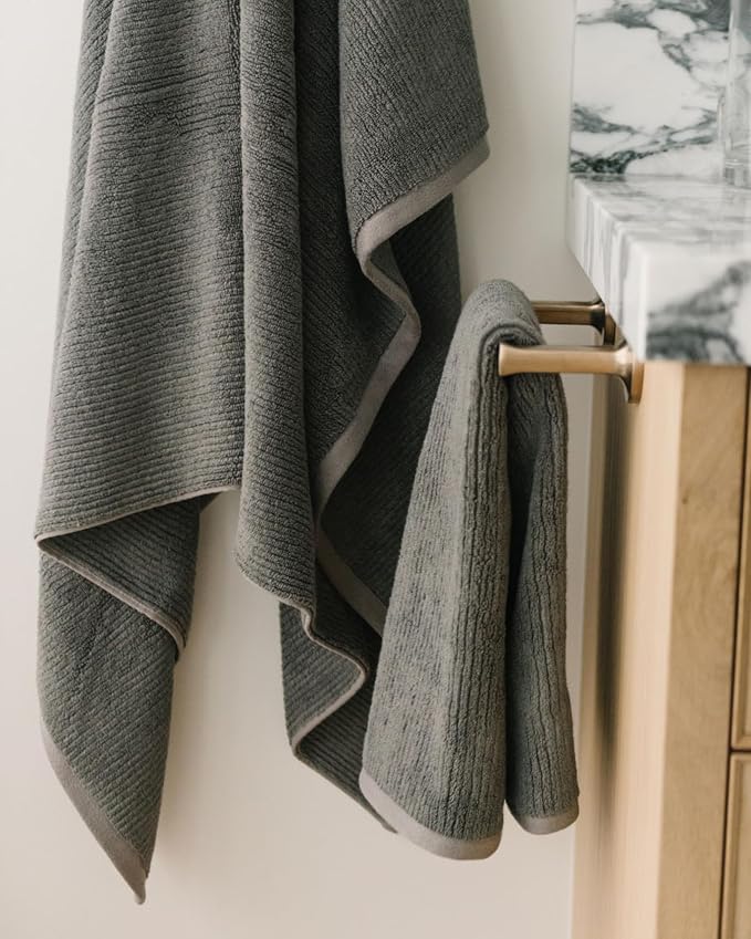 Cozy Earth Ribbed Hand Towel Set - Image 2