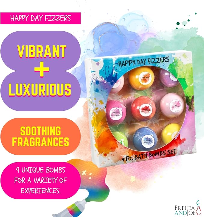 Happy Day Fizzers Aromatherapy Large Bath Bomb Gift Set - Image 2