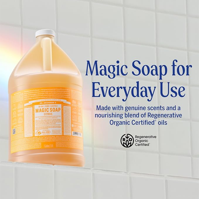 Dr. Bronner's Pure-Castile Magic Soap Liquid - Image 3