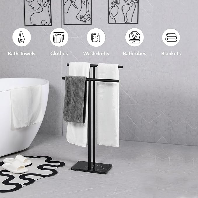 Free Standing Towel Rack for Bathroom - Image 2