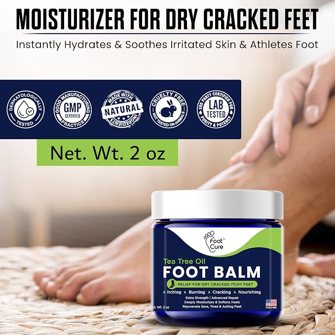 FOOT CURE Tea Tree Oil Balm – Moisturizer - Image 9