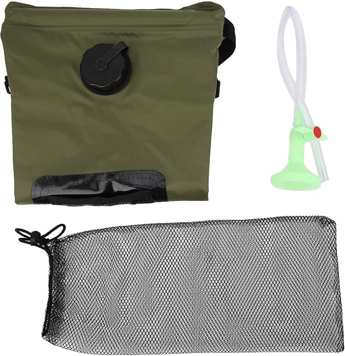 Outdoor Solar Heated Shower Bath Bag, Portable Camping Water Storage Bags by Unknown