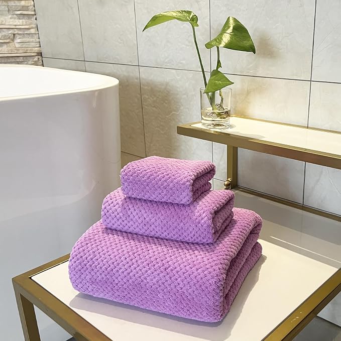 YTYC 29x59 Inch Bath Towels Set of 6 Large, Super Soft Absorbent Lint Free - Image 6