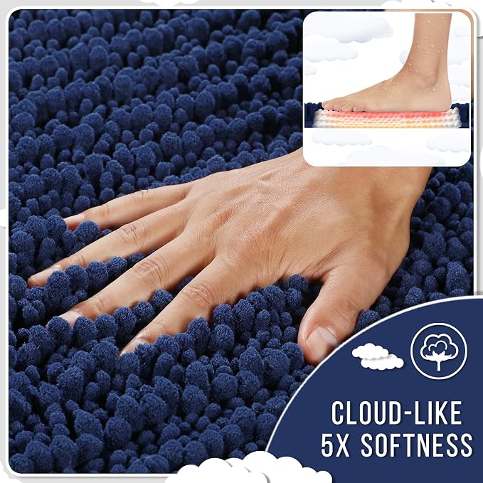 Yimobra Bathroom Rugs Non Slip Washable - Image 4