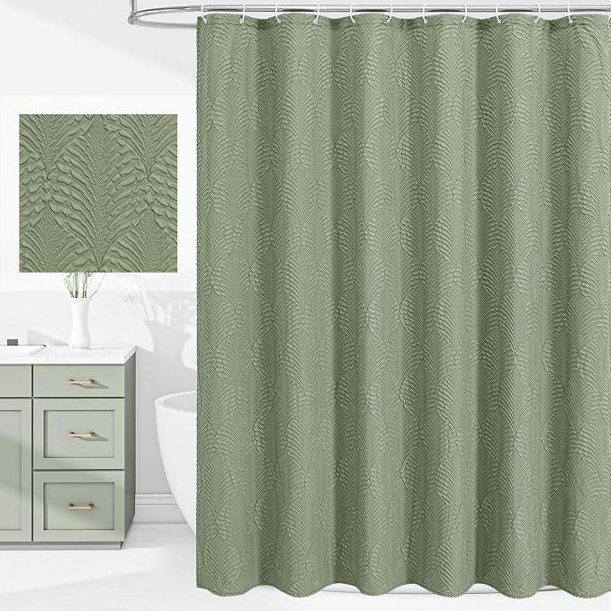 Gibelle Sage Green Shower Curtain by Gibelle