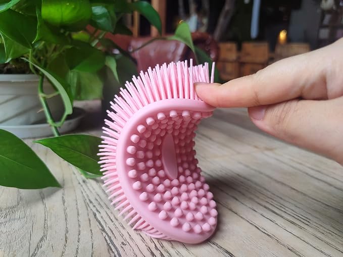 Premium Sensory Brush for Kids or Autism, Soft Silicone Body Scrubber, 2 in 1 - Image 4