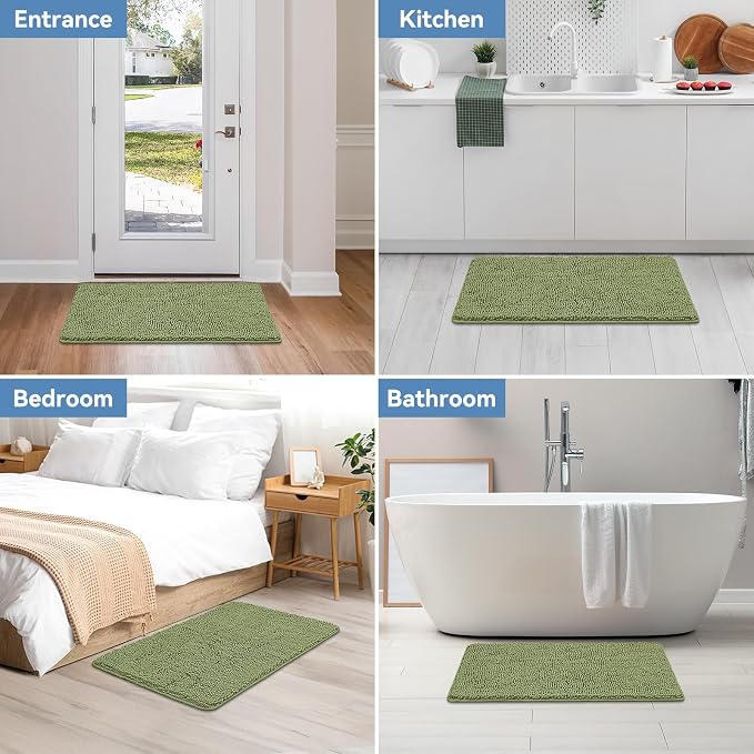 Bcoimo 36"×24" Absorbent Bath Mat, Non-Slip - Image 7