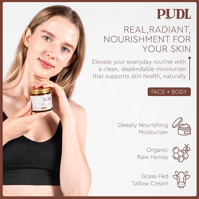 PUDL Grass Fed Beef Tallow for Skin Care - Image 2