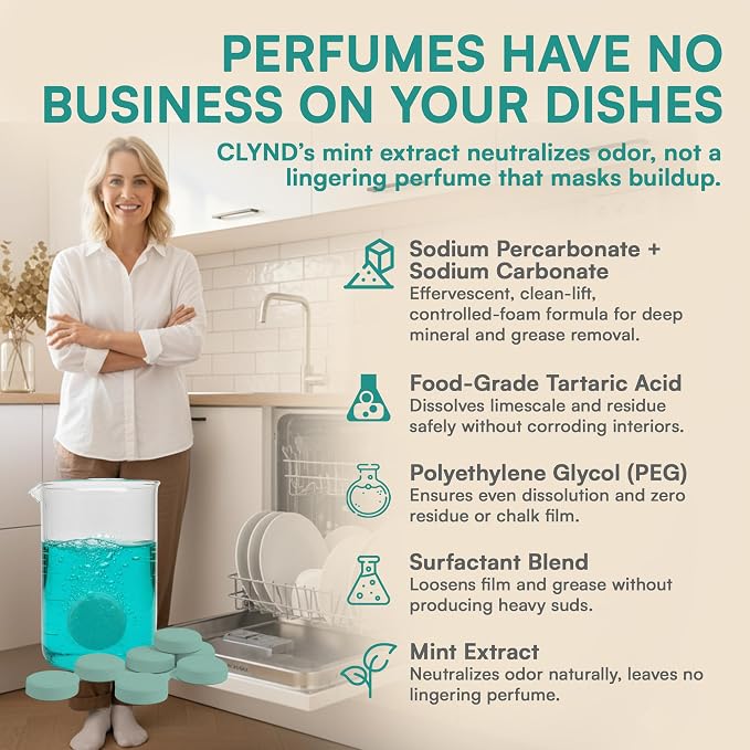 Dishwasher Cleaner and Deodorizer Tablets - Image 5