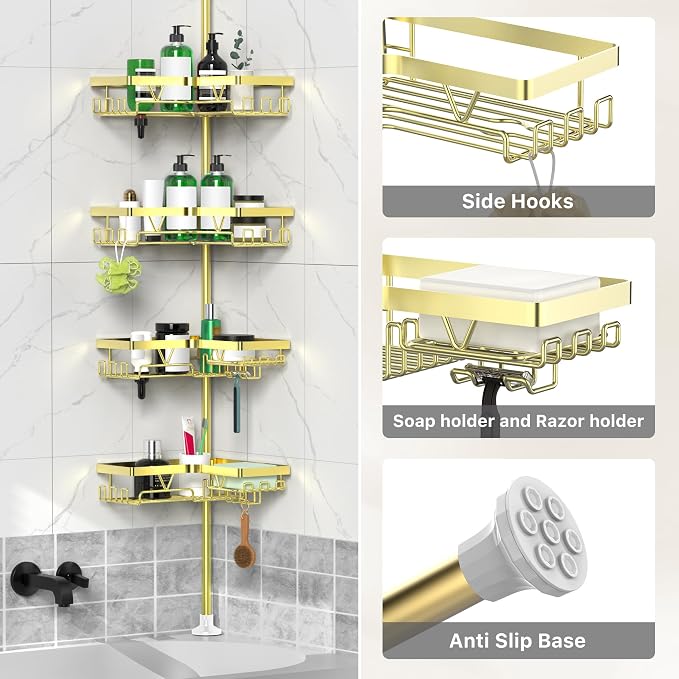 Shower Caddy Tension Pole - Image 5