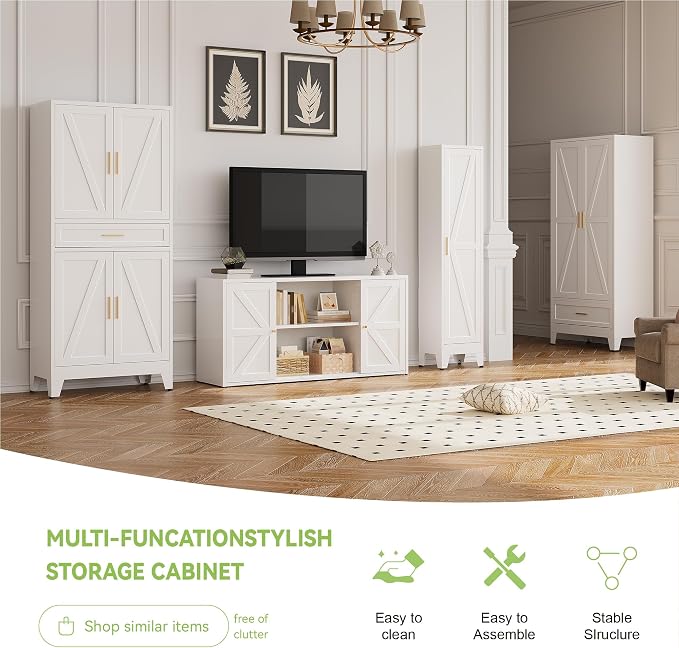 71"Tall Metal Storage Cabinet - Image 8