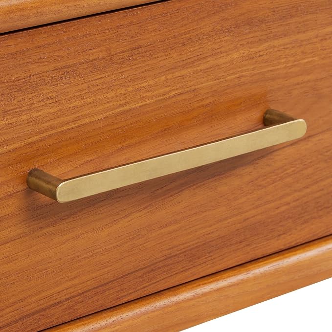 Signature Hardware 953363-72-RUMB-1 Novak 72" Freestanding Teak Double Basin - Image 5