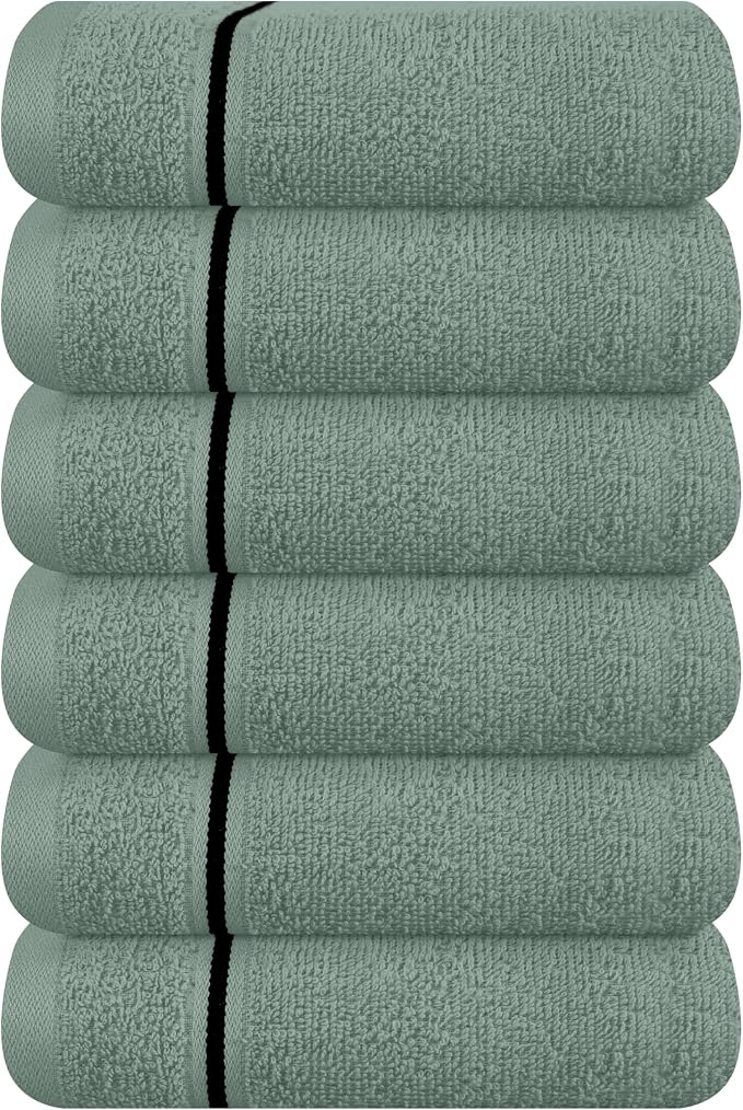 MyOwn Ultra Soft Cotton 6 -Piece Hand Towel Set 16x24 Inch, Spa & General by Unknown
