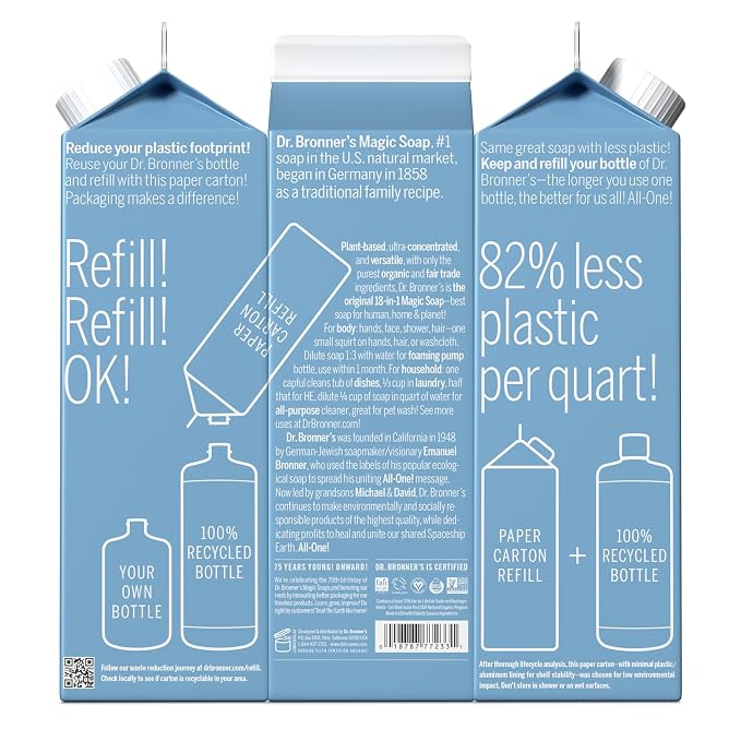 Dr. Bronner's Pure-Castile Liquid Soap Refill - Image 2