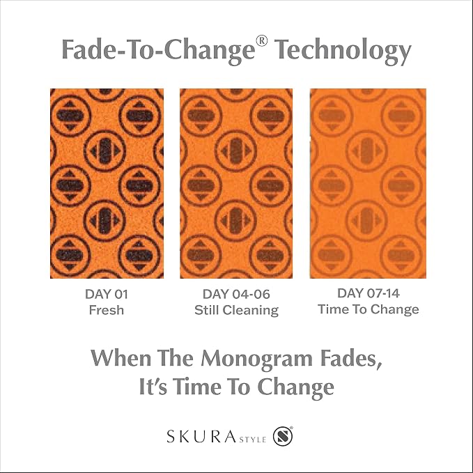 Skura Style Smart 4 Pack Odor Free Non-Scratch Scrub Pads - Image 5