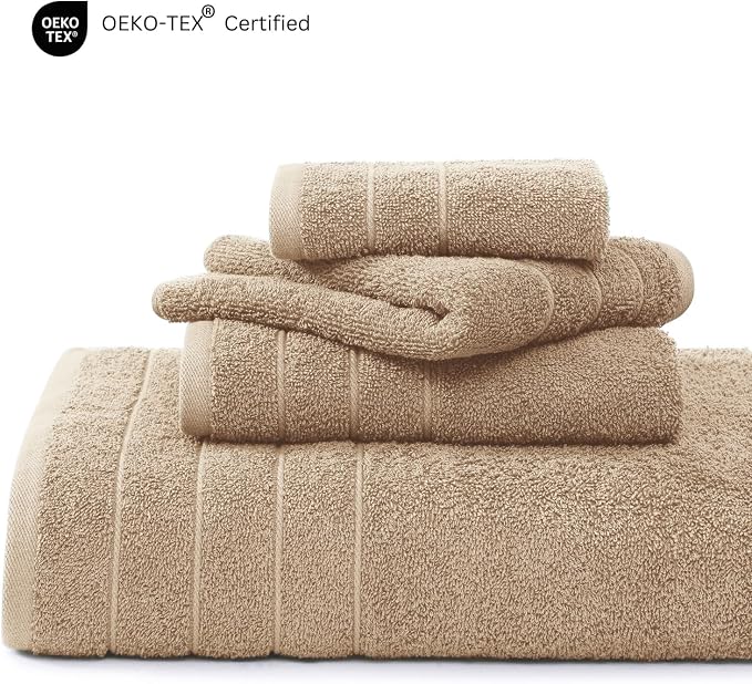 Casa Platino 100% Mercerized Cotton Bathroom Towel Set - Image 6