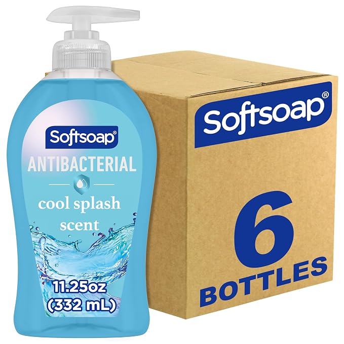 Softsoap Clean & Protect Antibacterial Liquid Hand Soap, Cool Splash Hand Soap by Softsoap