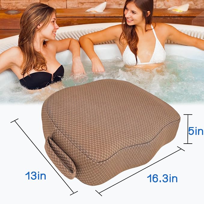 AEROiVi Hot Tub Booster Seat for Adults, 5 Inch Thick Supportive Cushion - Image 3