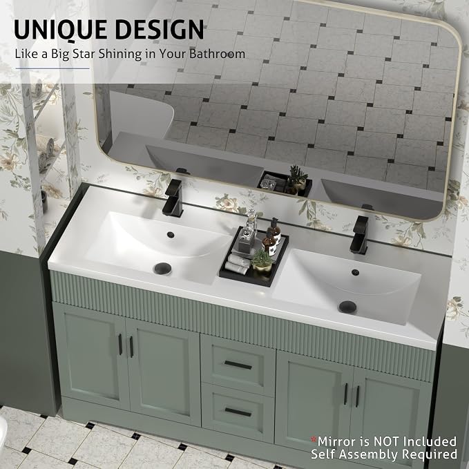 eclife 60" Bathroom Vanities Sink Combo - Image 6
