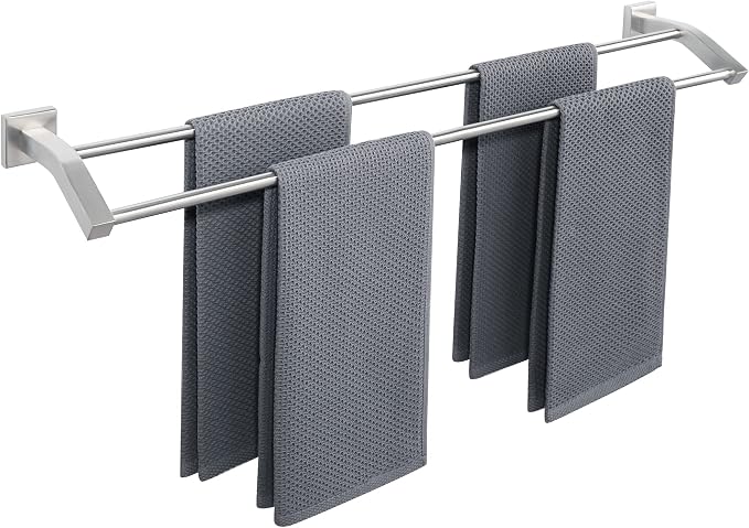 Alise Double Bath Towel Bars Towel Racks by Alise