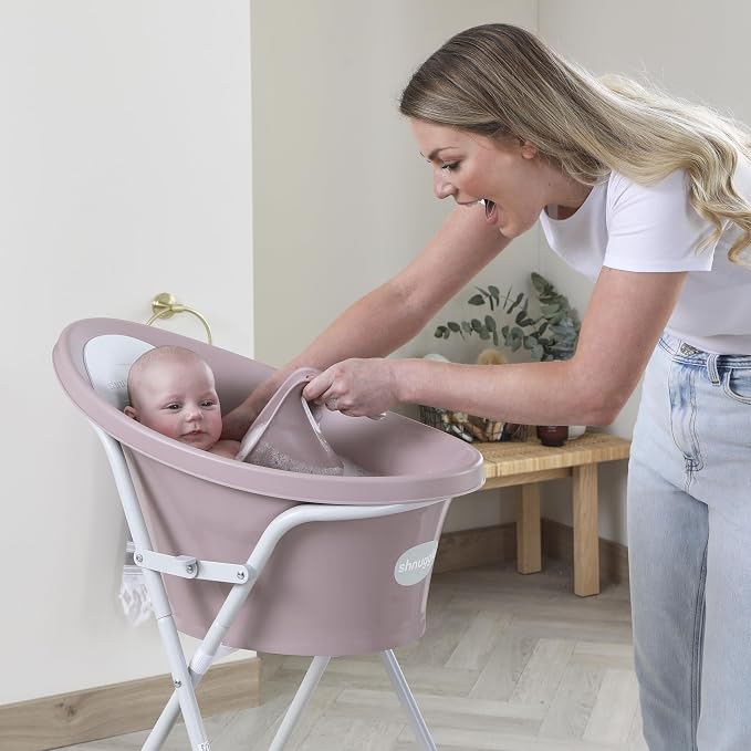 Shnuggle Newborn Baby Bath | Built in Support Bump and Soft Backrest | Suitable - Image 6