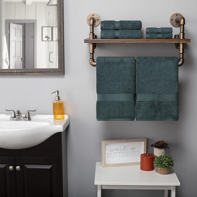 BLUENILEMILLS Premium Towel Collection, Egyptian Cotton Towels by Blue+Nile+Mills
