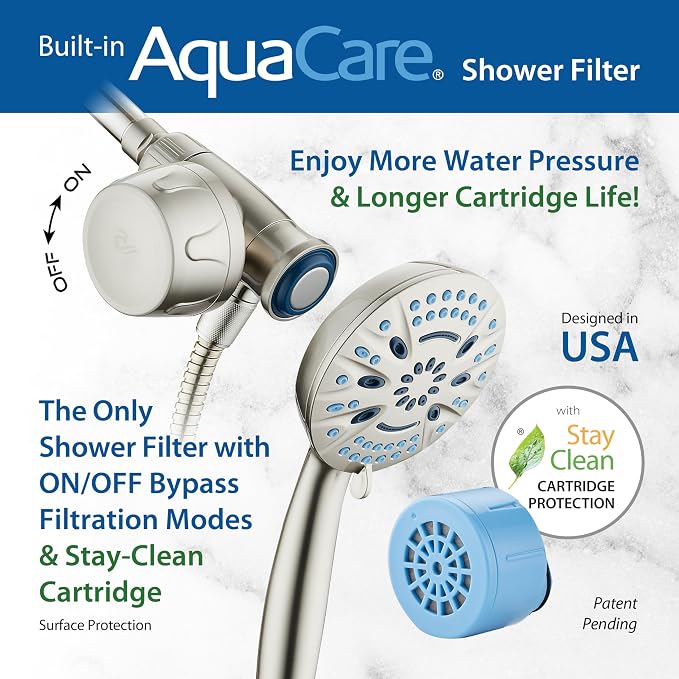 AquaCare Magneton 8-setting Magnetic Docking Hand Shower - Image 6