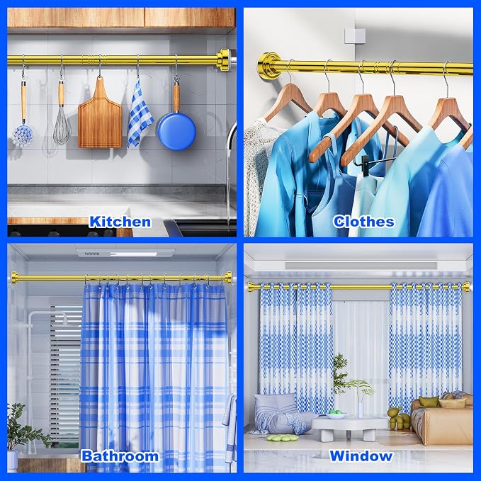 Ausemku Shower Curtain Rod - Image 7