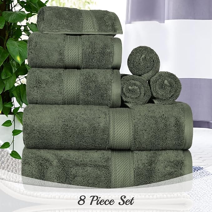 BLUENILEMILLS Madison Egyptian Cotton Towels, Towel Set - Image 7