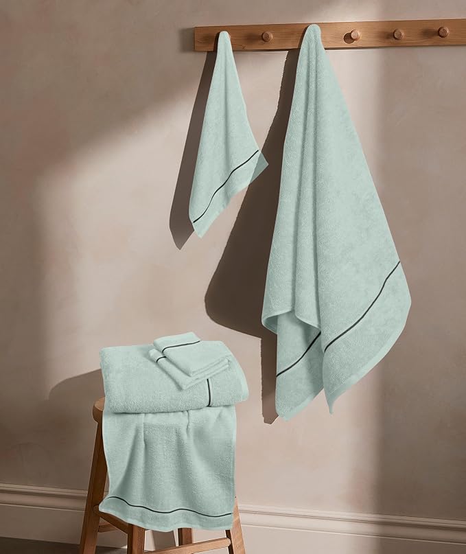 MyOwn Ultra Soft 6 Pack Cotton Towel Set, Contains 2 Bath Towels 28x55 inch - Image 3