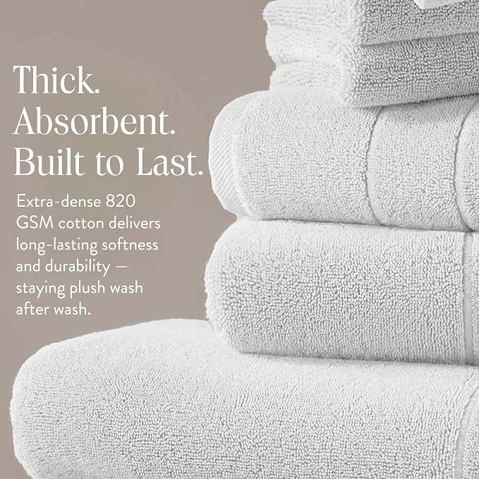 Brooklinen Super-Plush Bath Towel and Hand Towel Set - Image 5