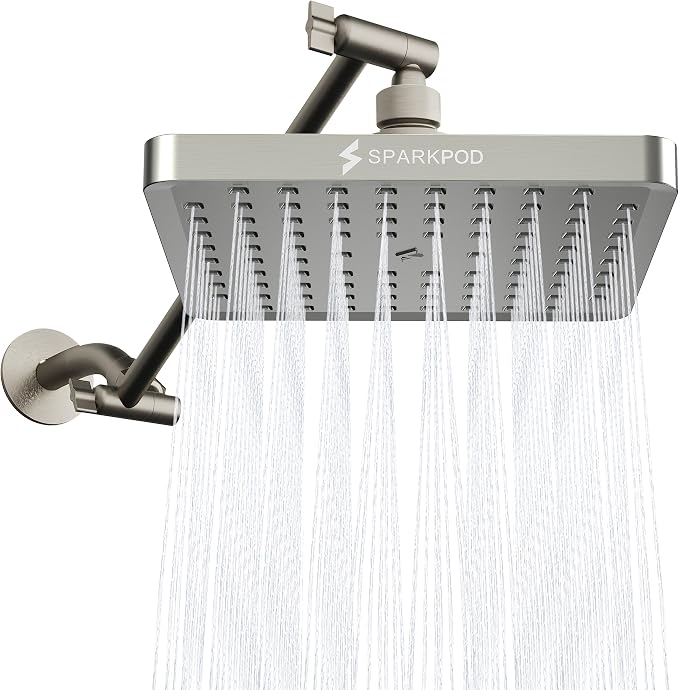 SparkPod Square Rain Shower Head by SparkPod