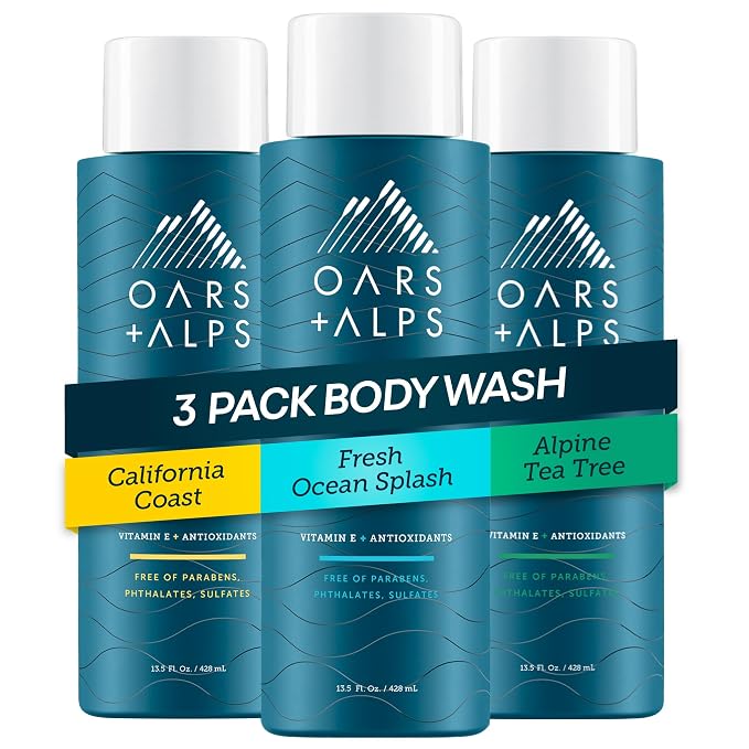 Oars + Alps Body Wash for Men, Mens Body Wash by OarsAlps