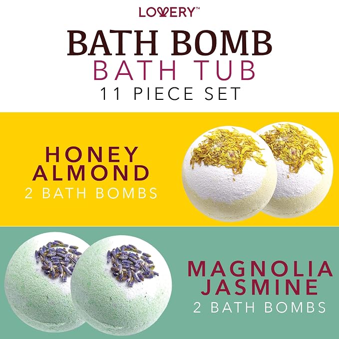 Christmas Gift Baskets for Women Holiday Gift for Teen Girls Bath Bomb Self - Image 2