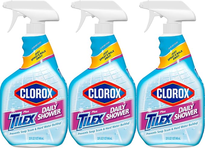 Clorox Plus Tilex Daily Shower Cleaner, 32 Fluid Ounce Spray Bottle by Clorox