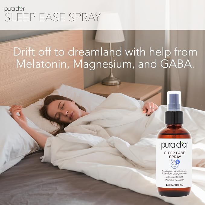 PURA D'OR 3.38 Oz Sleep Ease Spray – Relaxing Mist - Image 2
