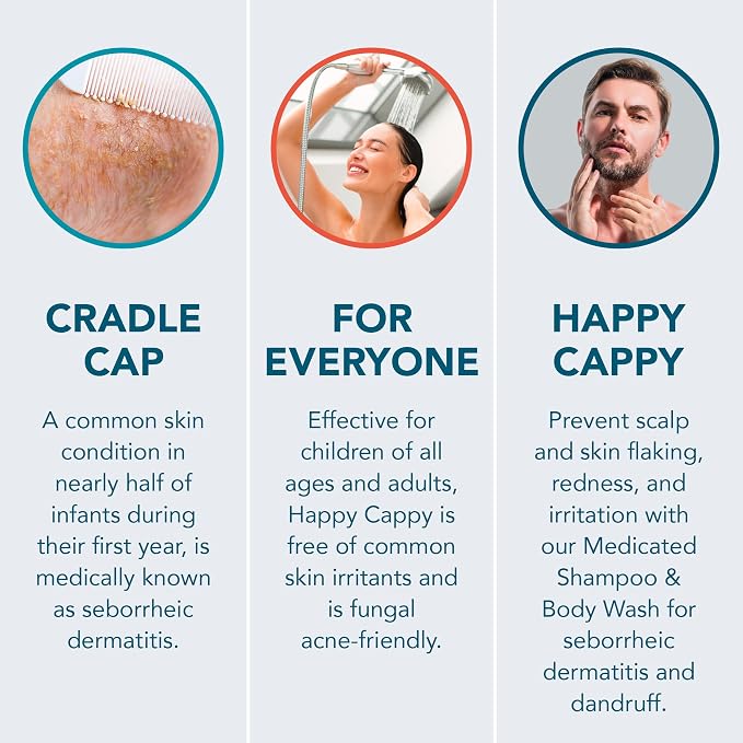 Happy Cappy Daily Medicated Shampoo and Body Wash Bundle - Image 4