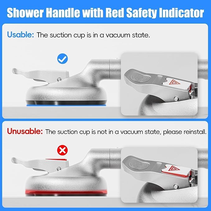SPECILITE 17 Inch Grab Bars for Bathtubs and Showers, Seniors Handles for - Image 6