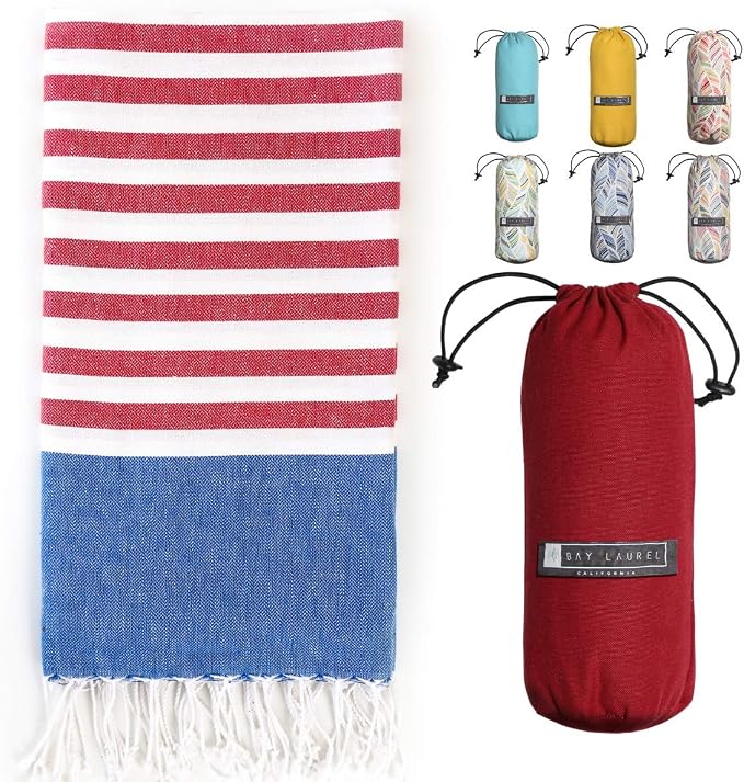 BAY LAUREL Turkish Beach Towel by BayLaurel